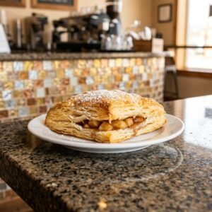 Apple Turnover served at Allure Cafe Perth counter