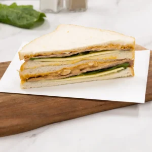 Egg Mayo, Turkey Bacon, Cheese & Lettuce Sandwich