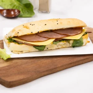 Toasted ham cheese and turkey sandwich at Allure Cafe Perth